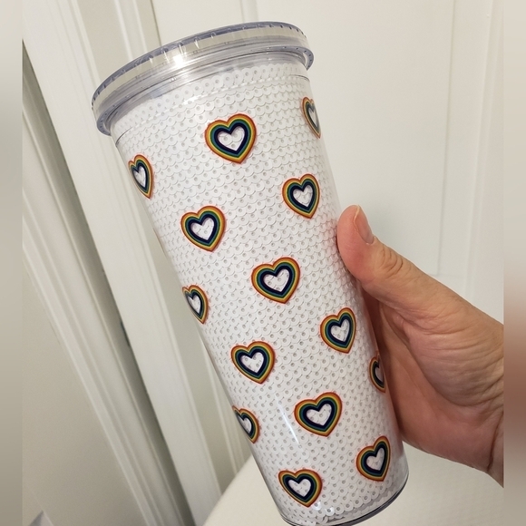 Tumbler/Goblet Pride Cold Beverage Tumbler w/lid 22 oz. - Picture 6 of 9